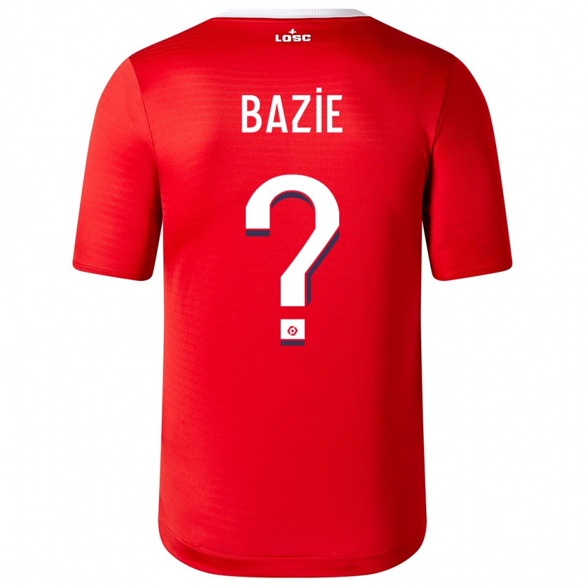 Niño Camiseta Joffrey Bazie #0 Rojo 1ª Equipación 2023/24 La Camisa Argentina