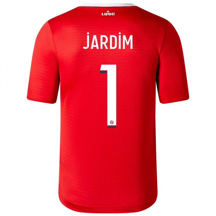 Niño Camiseta Leo Jardim #1 Rojo 1ª Equipación 2023/24 La Camisa Argentina