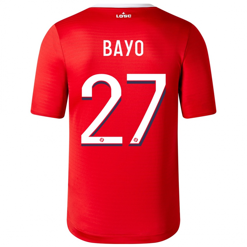 Niño Camiseta Mohamed Bayo #27 Rojo 1ª Equipación 2023/24 La Camisa Argentina