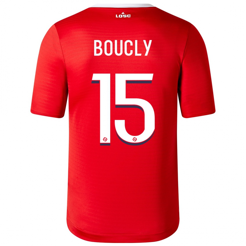 Niño Camiseta Maite Boucly #15 Rojo 1ª Equipación 2023/24 La Camisa Argentina