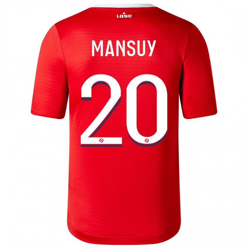 Niño Camiseta Heloise Mansuy #20 Rojo 1ª Equipación 2023/24 La Camisa Argentina