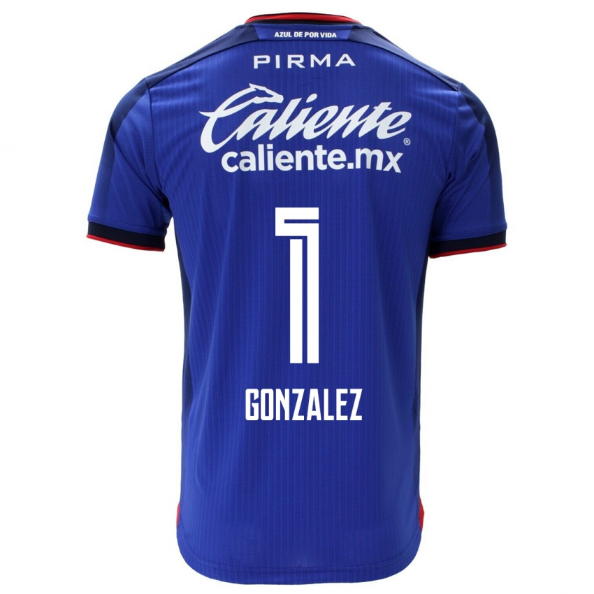 Niño Camiseta Itzayana Gonzalez #1 Azul 1ª Equipación 2023/24 La Camisa Argentina