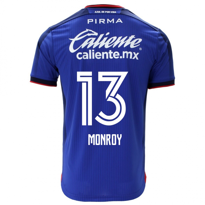 Niño Camiseta Daniela Monroy #13 Azul 1ª Equipación 2023/24 La Camisa Argentina