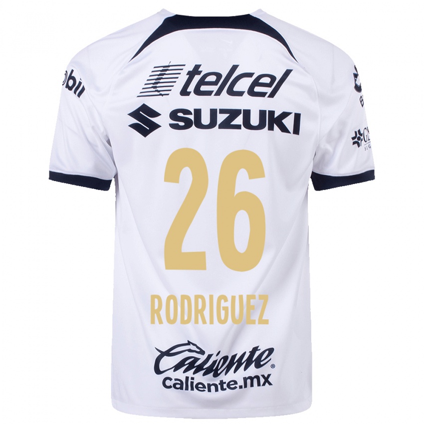Niño Camiseta Lucia Rodriguez #26 Blanco 1ª Equipación 2023/24 La Camisa Argentina