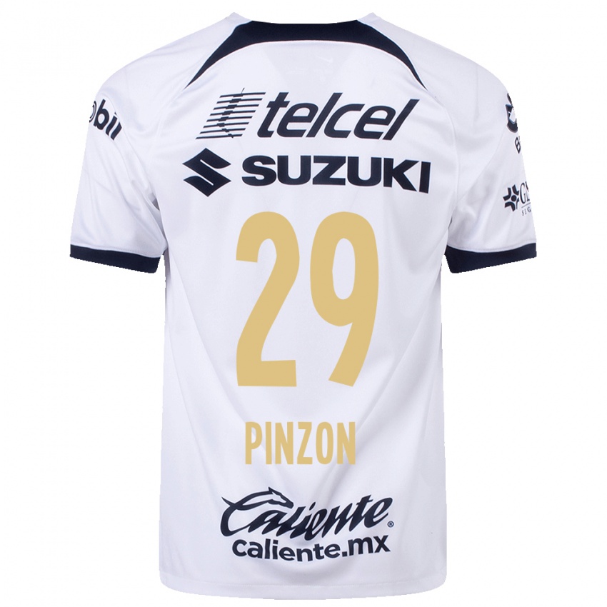 Niño Camiseta Liceth Pinzon #29 Blanco 1ª Equipación 2023/24 La Camisa Argentina