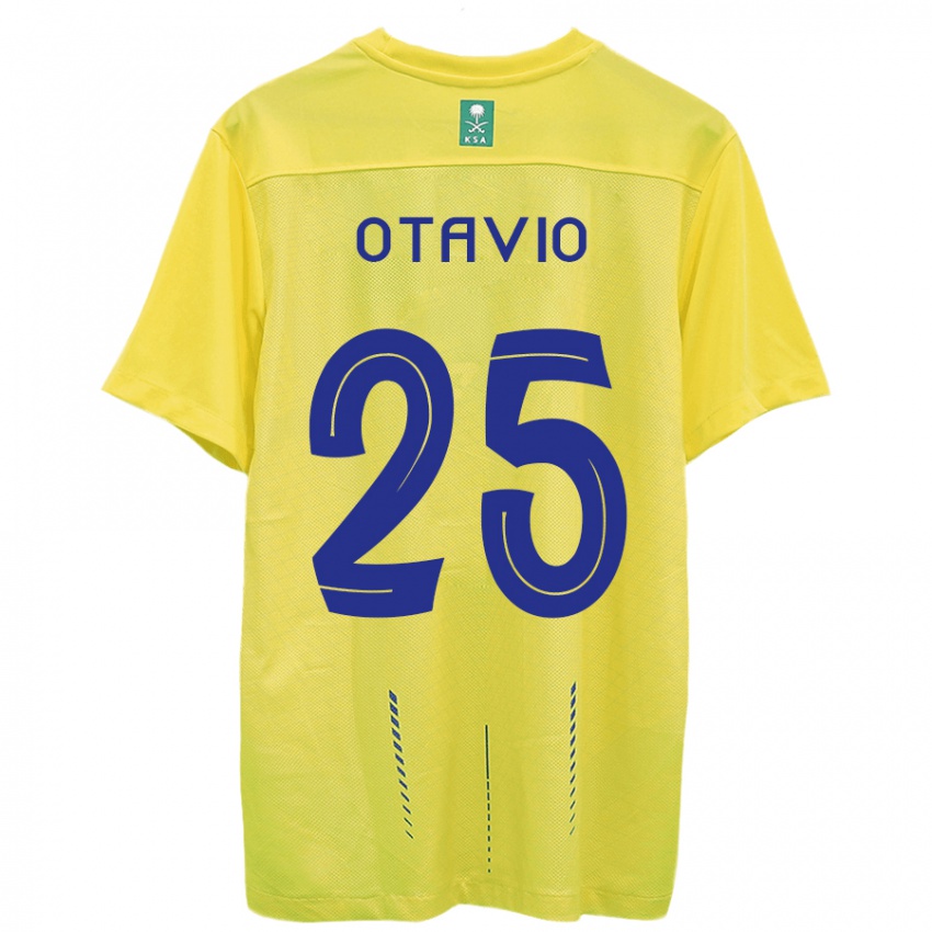 Niño Camiseta Otavio #25 Amarillo 1ª Equipación 2023/24 La Camisa Argentina