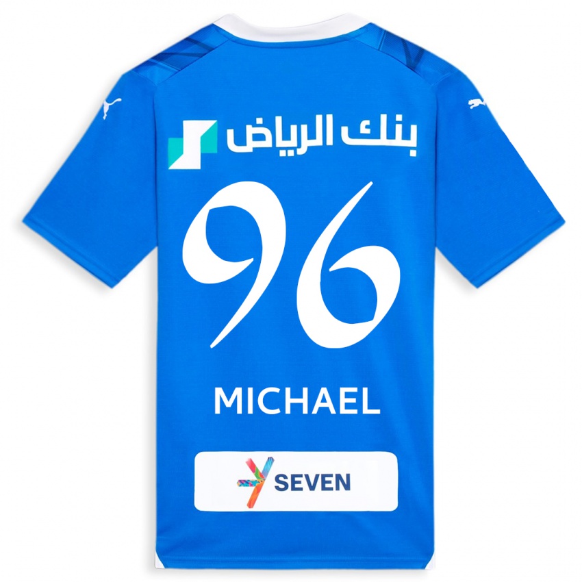Niño Camiseta Michael #96 Azul 1ª Equipación 2023/24 La Camisa Argentina