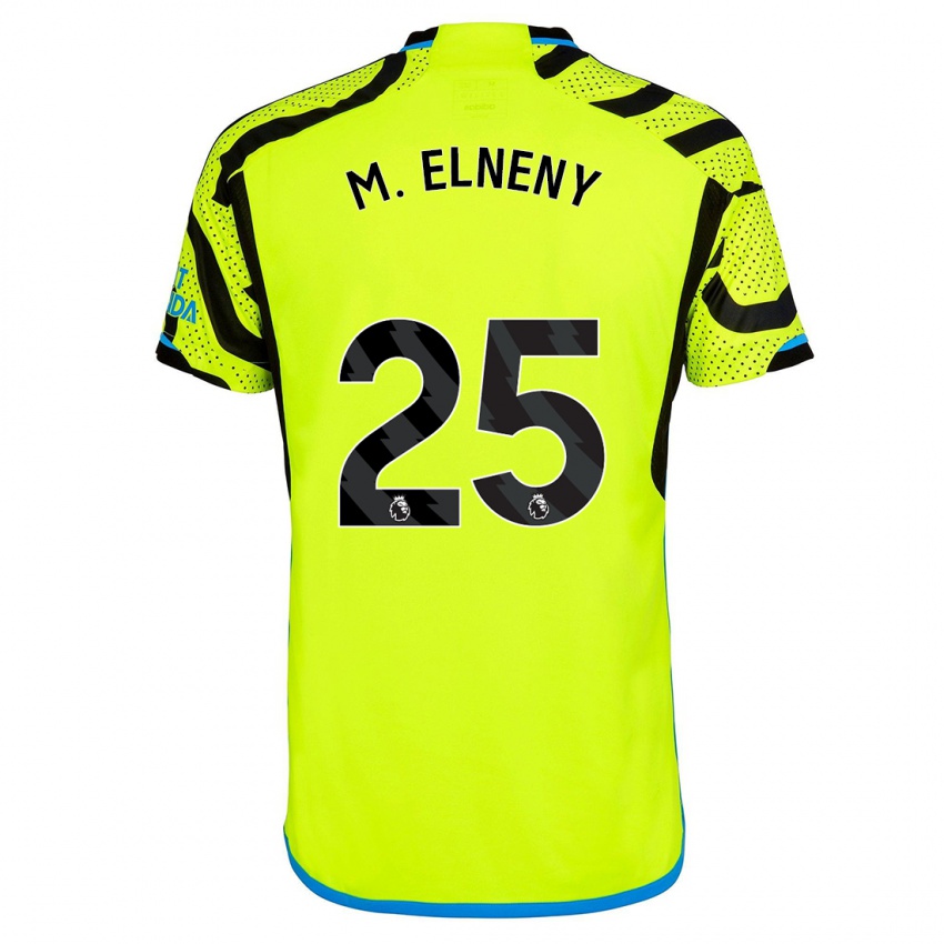 Niño Camiseta Mohamed Elneny #25 Amarillo 2ª Equipación 2023/24 La Camisa Argentina