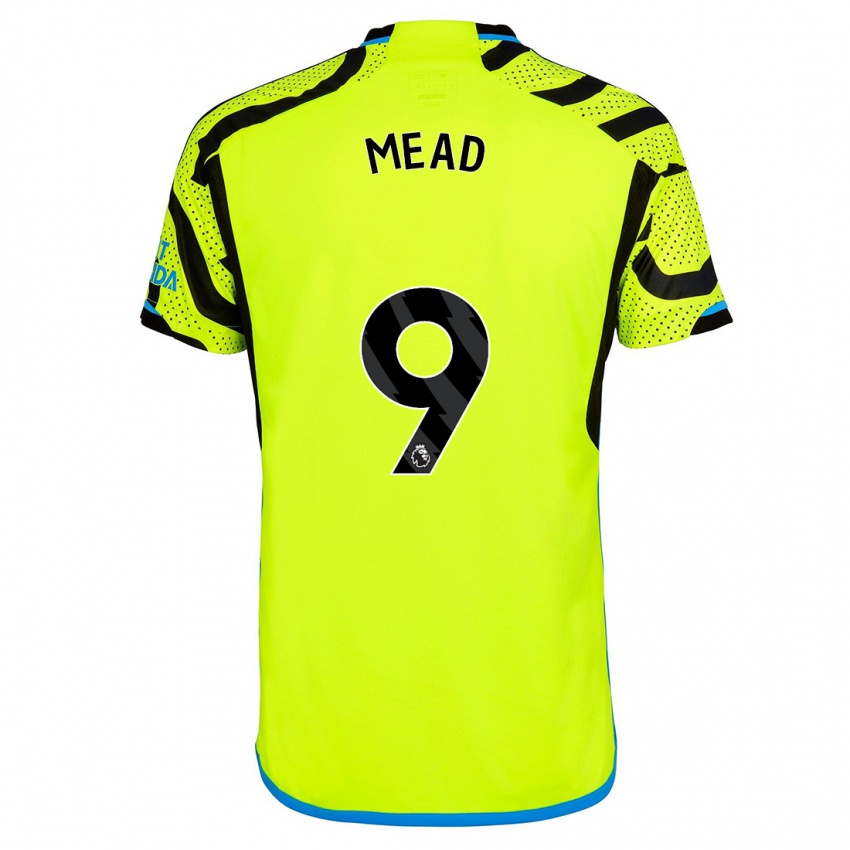 Niño Camiseta Beth Mead #9 Amarillo 2ª Equipación 2023/24 La Camisa Argentina
