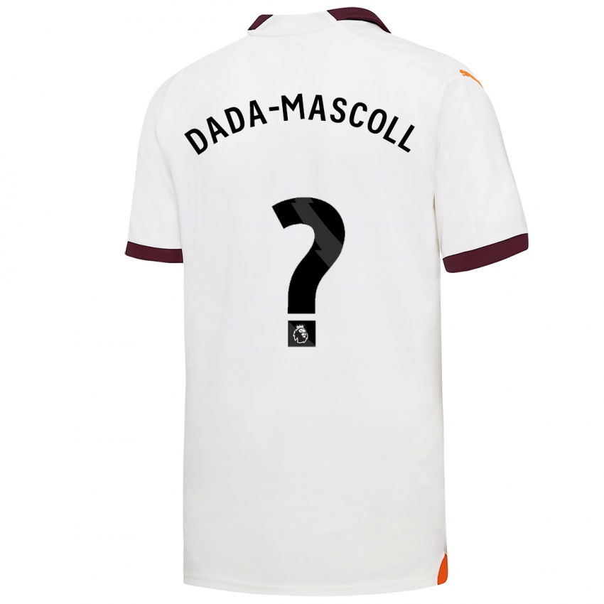 Niño Camiseta Isaiah Dada-Mascoll #0 Blanco 2ª Equipación 2023/24 La Camisa Argentina