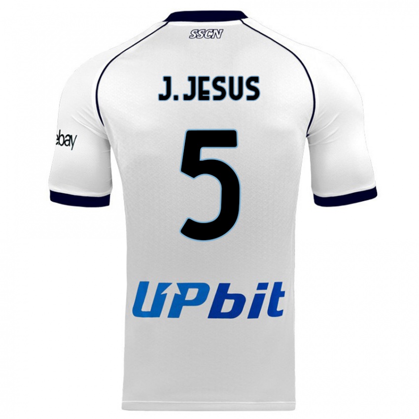 Niño Camiseta Juan Jesus #5 Blanco 2ª Equipación 2023/24 La Camisa Argentina