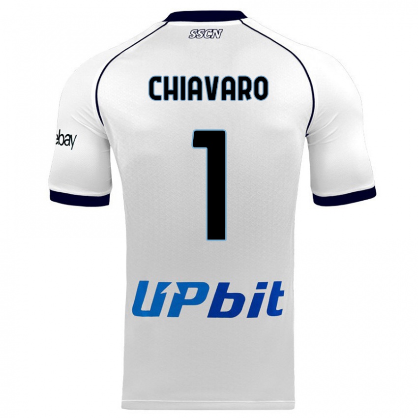 Niño Camiseta Kelly Chiavaro #1 Blanco 2ª Equipación 2023/24 La Camisa Argentina