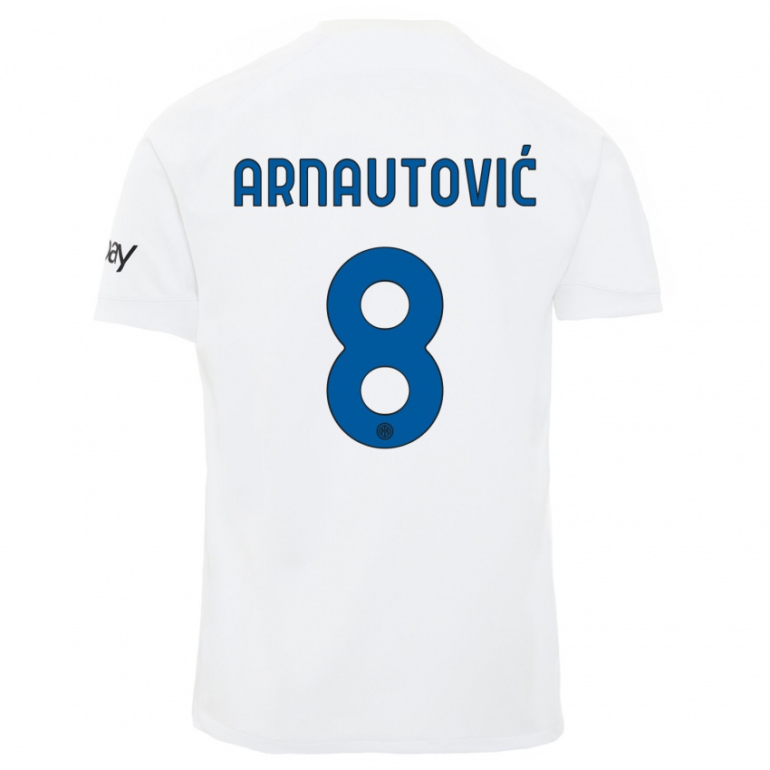Niño Camiseta Marko Arnautovic #8 Blanco 2ª Equipación 2023/24 La Camisa Argentina
