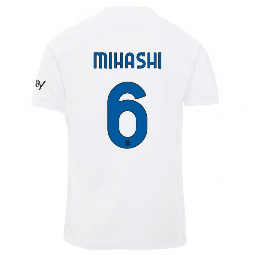 Niño Camiseta Mana Mihashi #6 Blanco 2ª Equipación 2023/24 La Camisa Argentina