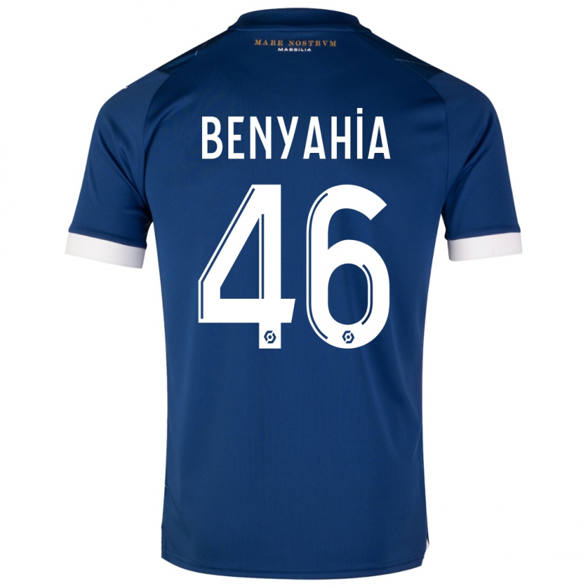 Niño Camiseta Aylan Benyahia-Tani #46 Azul Oscuro 2ª Equipación 2023/24 La Camisa Argentina