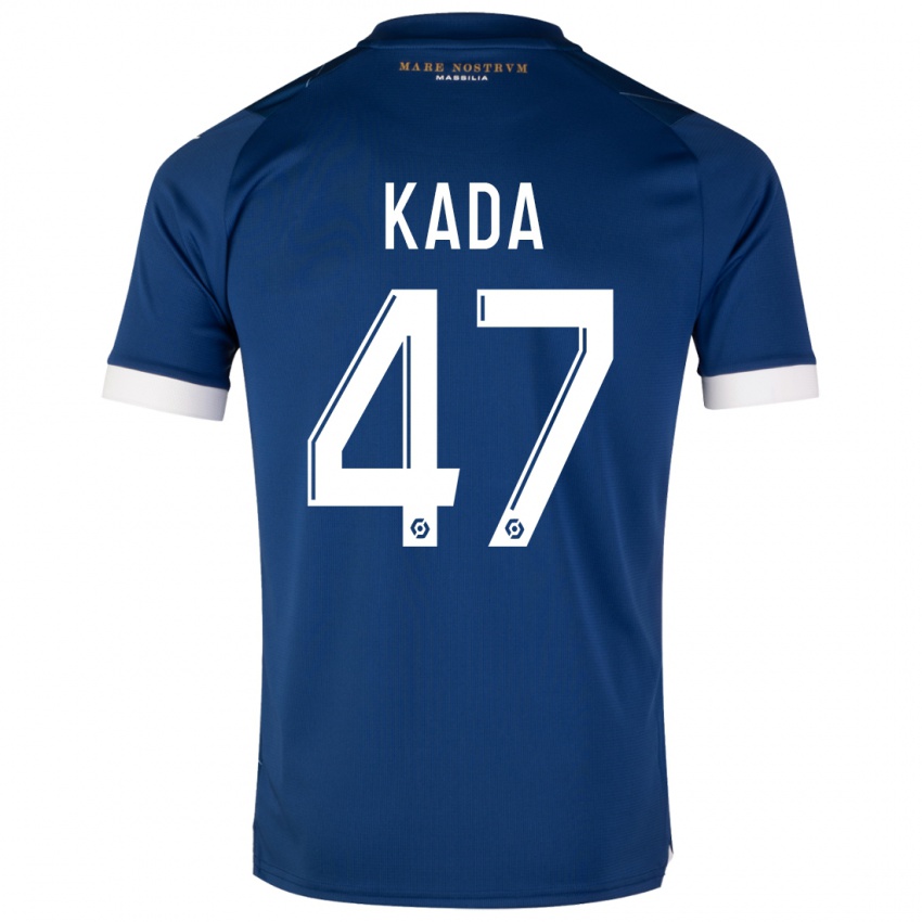 Niño Camiseta Joakim Kada #47 Azul Oscuro 2ª Equipación 2023/24 La Camisa Argentina