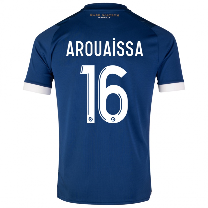 Niño Camiseta Ines Arouaissa #16 Azul Oscuro 2ª Equipación 2023/24 La Camisa Argentina