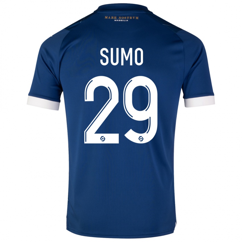 Niño Camiseta Eva Sumo #29 Azul Oscuro 2ª Equipación 2023/24 La Camisa Argentina