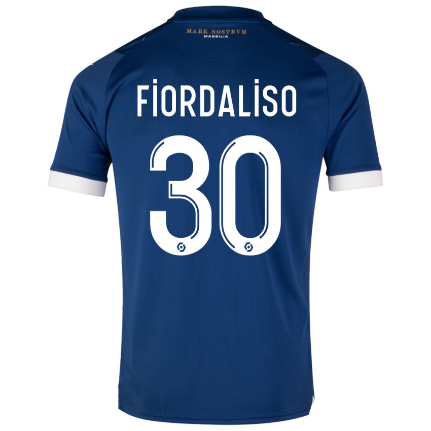 Niño Camiseta Thelma Fiordaliso #30 Azul Oscuro 2ª Equipación 2023/24 La Camisa Argentina