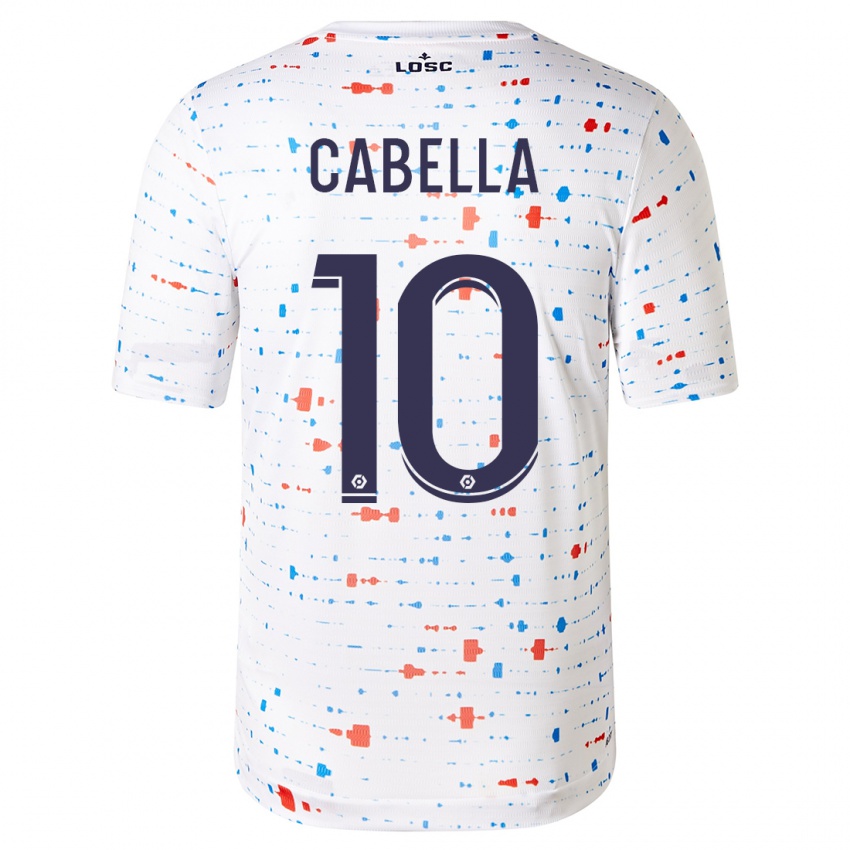 Niño Camiseta Rémy Cabella #10 Blanco 2ª Equipación 2023/24 La Camisa Argentina