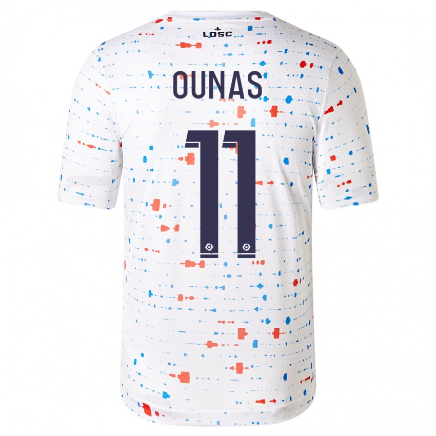 Niño Camiseta Adam Ounas #11 Blanco 2ª Equipación 2023/24 La Camisa Argentina