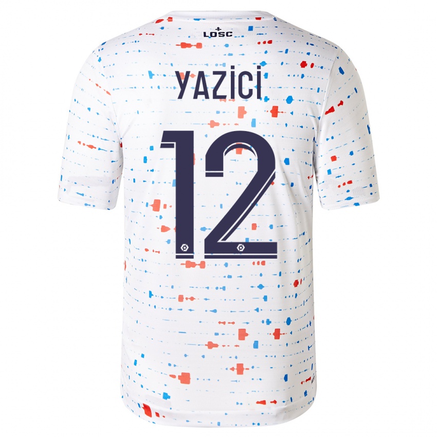 Niño Camiseta Yusuf Yazici #12 Blanco 2ª Equipación 2023/24 La Camisa Argentina