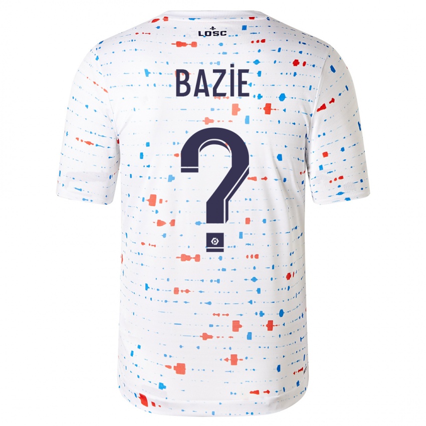 Niño Camiseta Joffrey Bazie #0 Blanco 2ª Equipación 2023/24 La Camisa Argentina