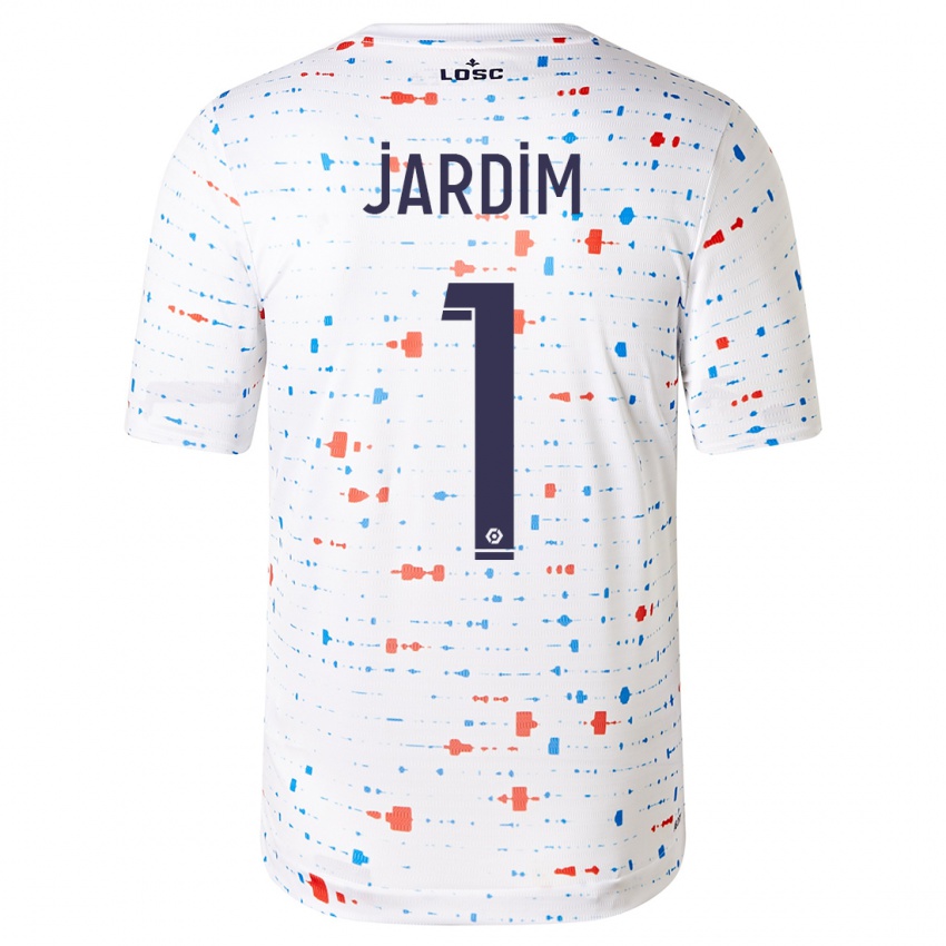 Niño Camiseta Leo Jardim #1 Blanco 2ª Equipación 2023/24 La Camisa Argentina