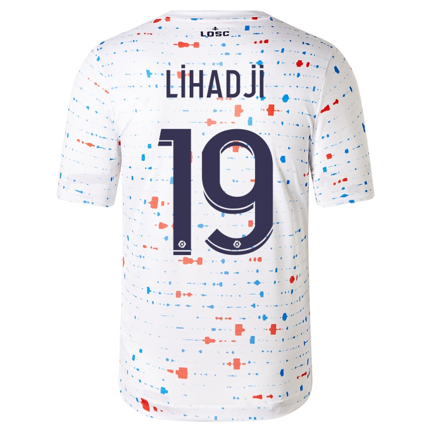 Niño Camiseta Isaac Lihadji #19 Blanco 2ª Equipación 2023/24 La Camisa Argentina