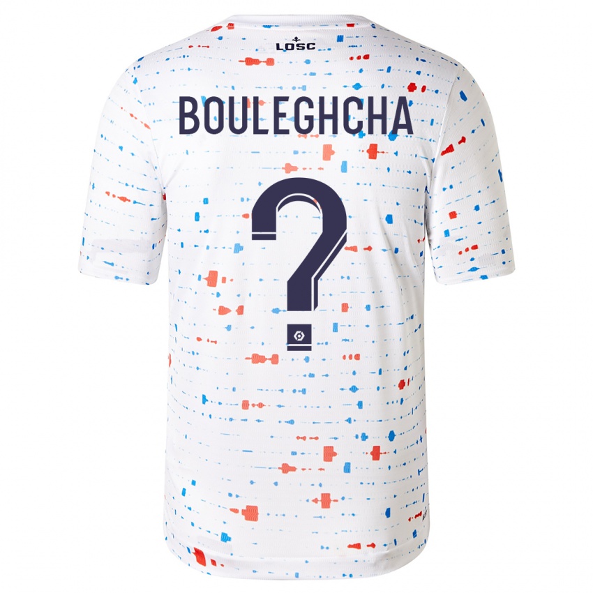 Niño Camiseta Ismail Bouleghcha #0 Blanco 2ª Equipación 2023/24 La Camisa Argentina