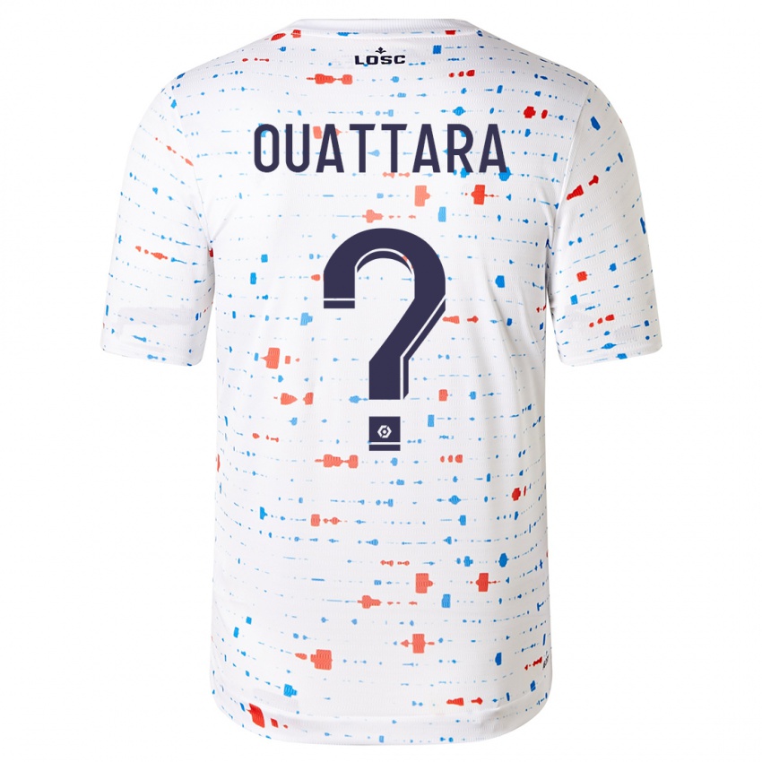 Niño Camiseta Fadiga Ouattara #0 Blanco 2ª Equipación 2023/24 La Camisa Argentina