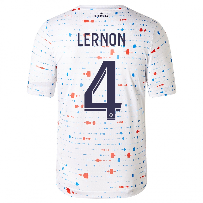 Niño Camiseta Jessica Lernon #4 Blanco 2ª Equipación 2023/24 La Camisa Argentina