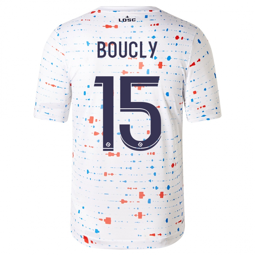 Niño Camiseta Maite Boucly #15 Blanco 2ª Equipación 2023/24 La Camisa Argentina