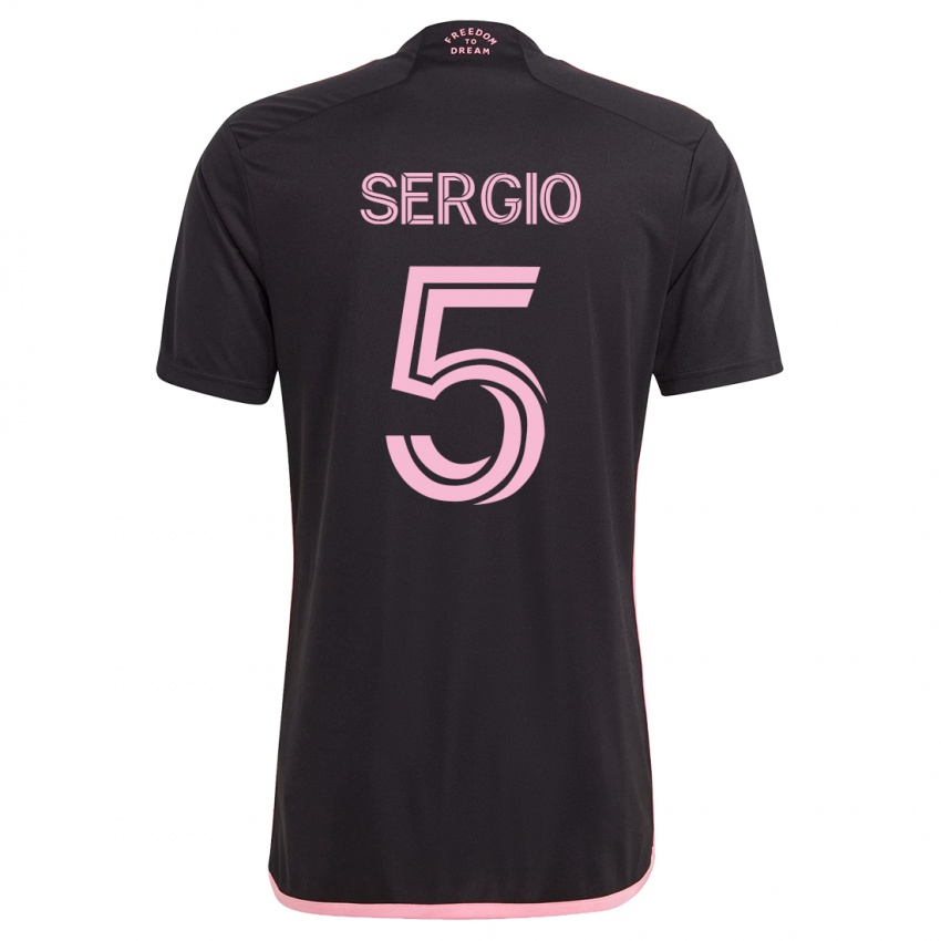 Niño Camiseta Sergio Busquets #5 Negro 2ª Equipación 2023/24 La Camisa Argentina