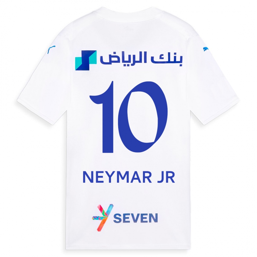Niño Camiseta Neymar #10 Blanco 2ª Equipación 2023/24 La Camisa Argentina