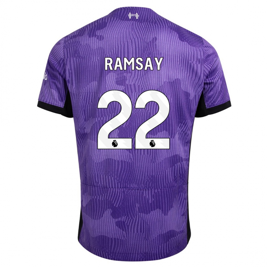 Niño Camiseta Calvin Ramsay #22 Púrpura Equipación Tercera 2023/24 La Camisa Argentina