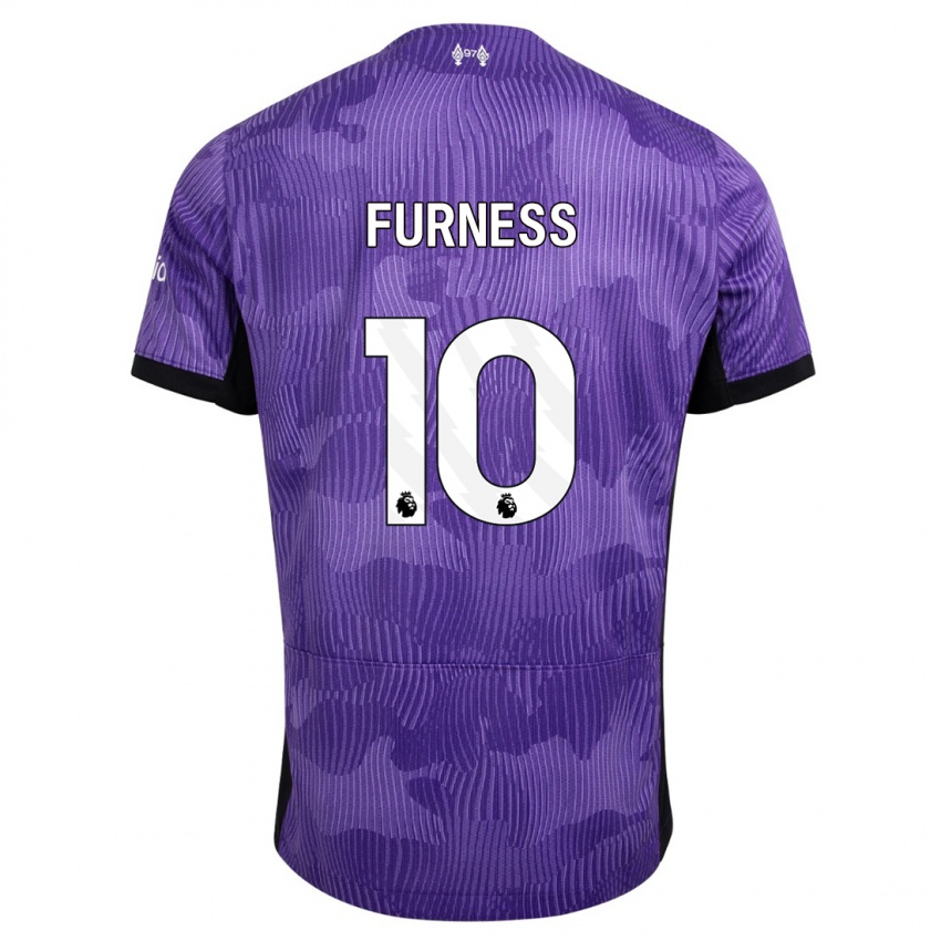 Niño Camiseta Rachel Furness #10 Púrpura Equipación Tercera 2023/24 La Camisa Argentina