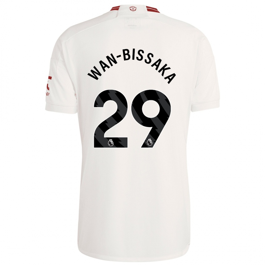 Niño Camiseta Aaron Wan-Bissaka #29 Blanco Equipación Tercera 2023/24 La Camisa Argentina