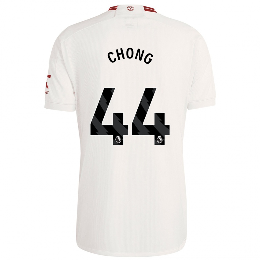 Niño Camiseta Tahith Chong #44 Blanco Equipación Tercera 2023/24 La Camisa Argentina