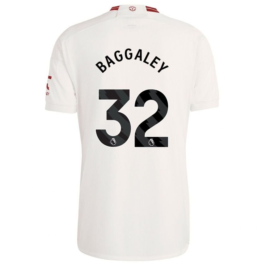 Niño Camiseta Sophie Baggaley #32 Blanco Equipación Tercera 2023/24 La Camisa Argentina