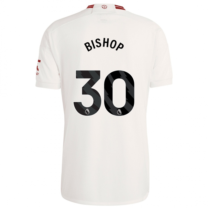 Niño Camiseta Nathan Bishop #30 Blanco Equipación Tercera 2023/24 La Camisa Argentina