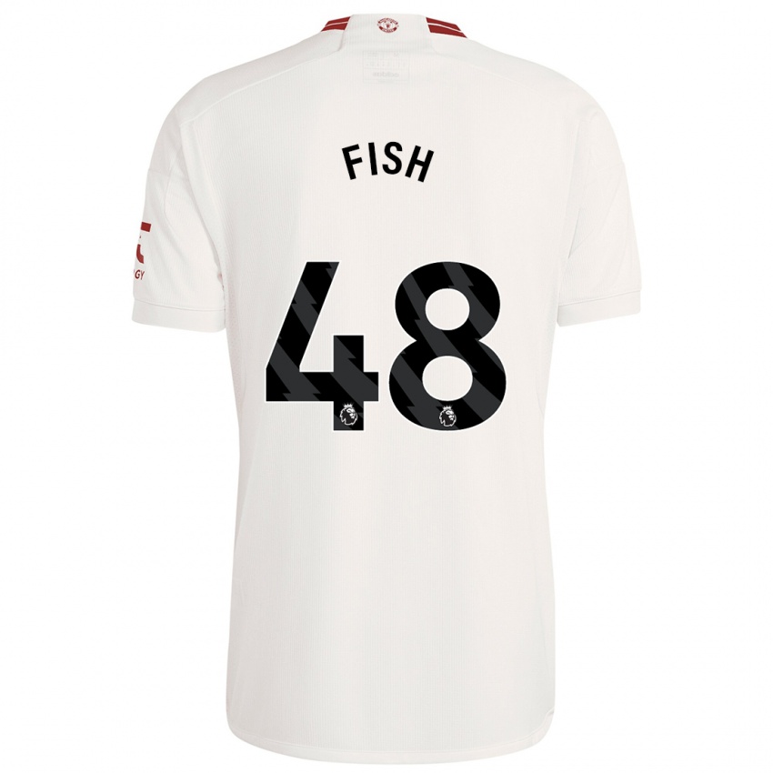 Niño Camiseta Will Fish #48 Blanco Equipación Tercera 2023/24 La Camisa Argentina