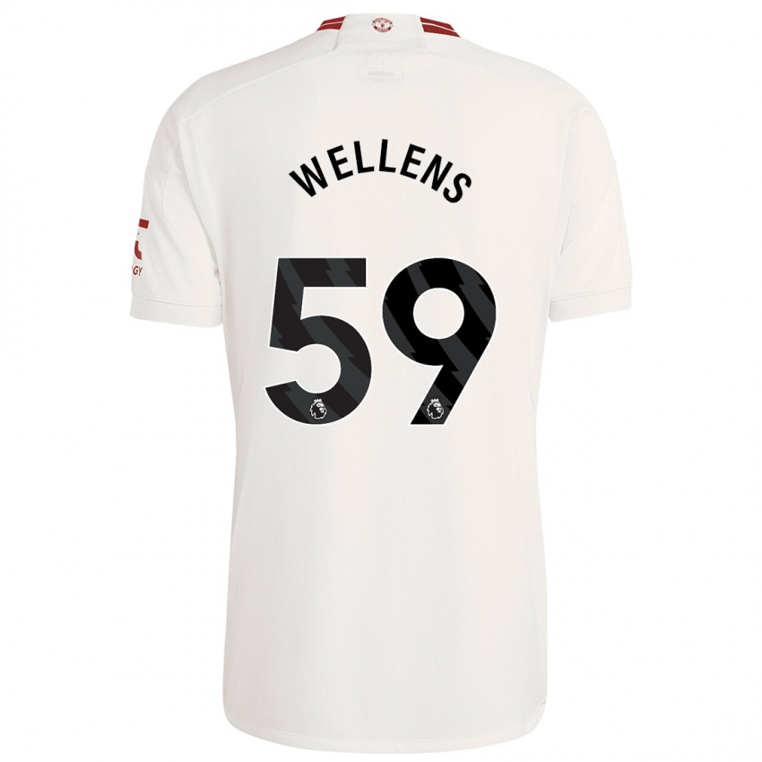 Niño Camiseta Charlie Wellens #59 Blanco Equipación Tercera 2023/24 La Camisa Argentina