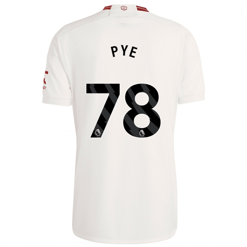 Niño Camiseta Logan Pye #78 Blanco Equipación Tercera 2023/24 La Camisa Argentina