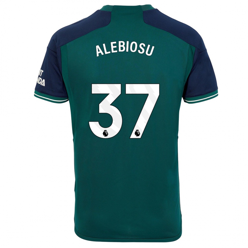 Niño Camiseta Ryan Alebiosu #37 Verde Equipación Tercera 2023/24 La Camisa Argentina