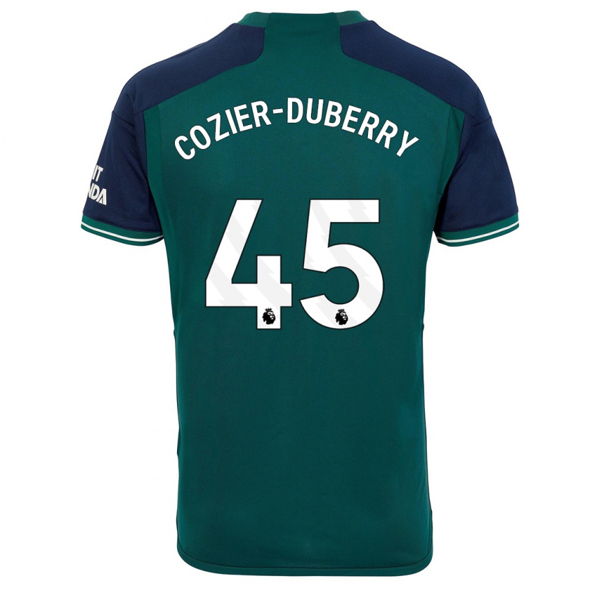 Niño Camiseta Amario Cozier-Duberry #45 Verde Equipación Tercera 2023/24 La Camisa Argentina