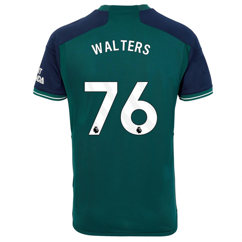 Niño Camiseta Reuell Walters #76 Verde Equipación Tercera 2023/24 La Camisa Argentina