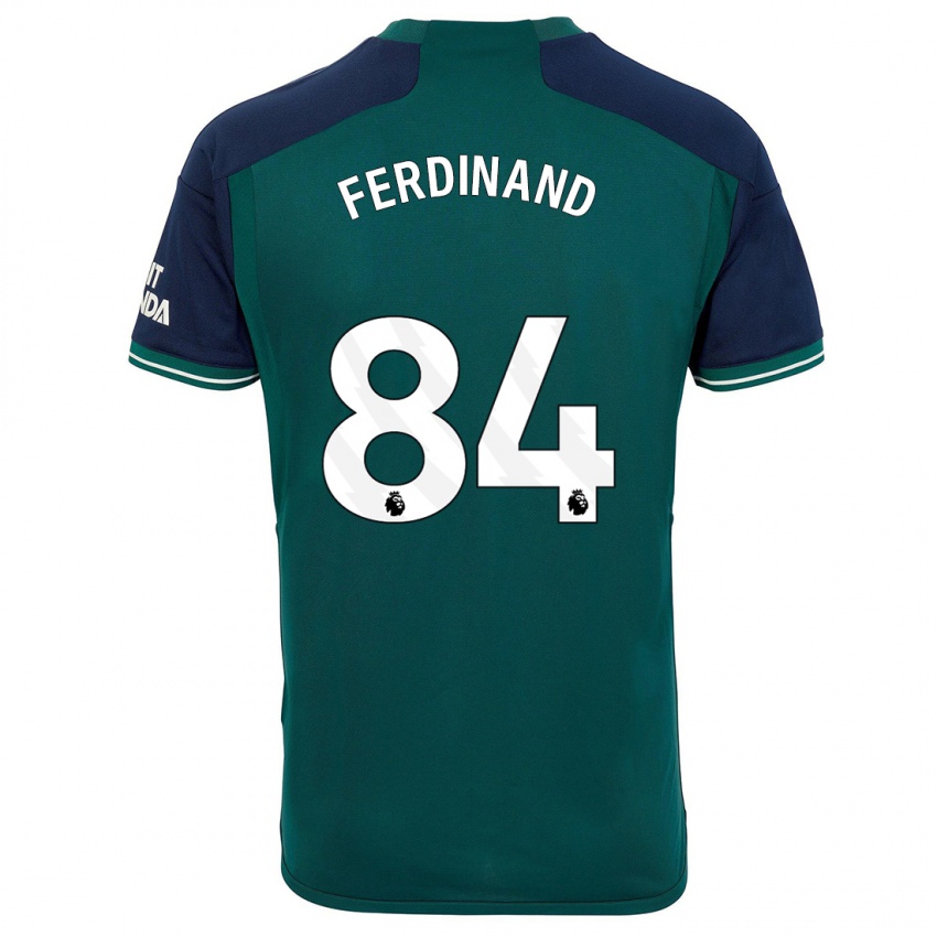 Niño Camiseta Seb Ferdinand #84 Verde Equipación Tercera 2023/24 La Camisa Argentina