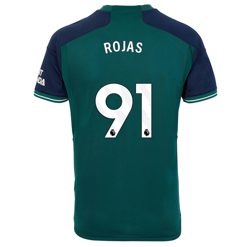 Niño Camiseta Alexei Rojas #91 Verde Equipación Tercera 2023/24 La Camisa Argentina