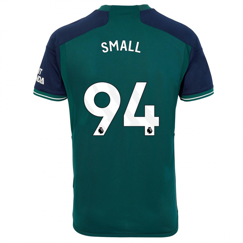 Niño Camiseta Coby Small #94 Verde Equipación Tercera 2023/24 La Camisa Argentina